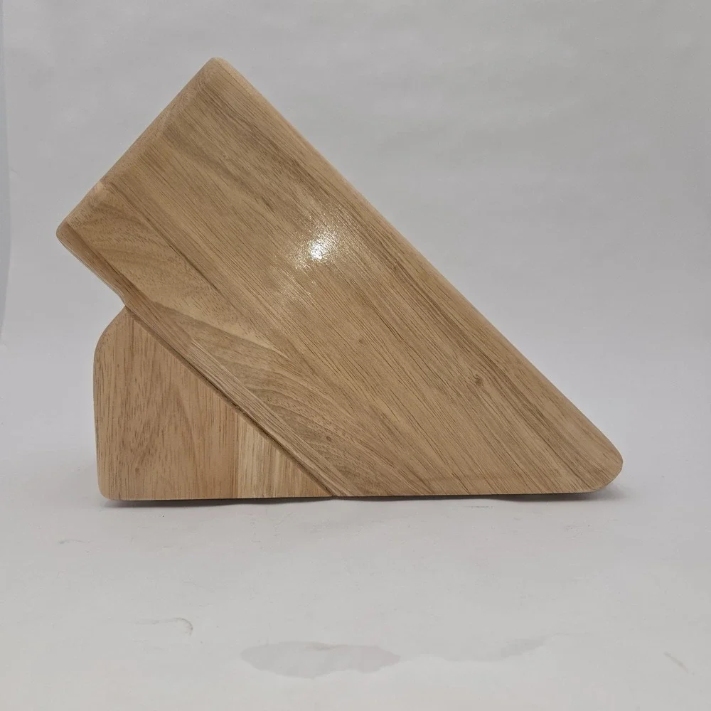 WÜSTHOF 17-Slot Wooden Knife Block Natural Wood Countertop Storage Holder German